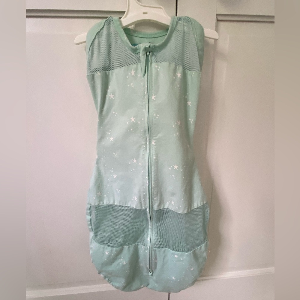 💙👩‍🍼 SNOO HAPPIEST BABY swaddle sleep sack EUC